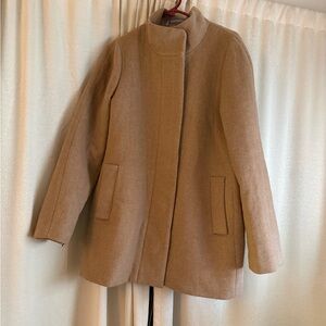 J. Crew Tan Wool Coat